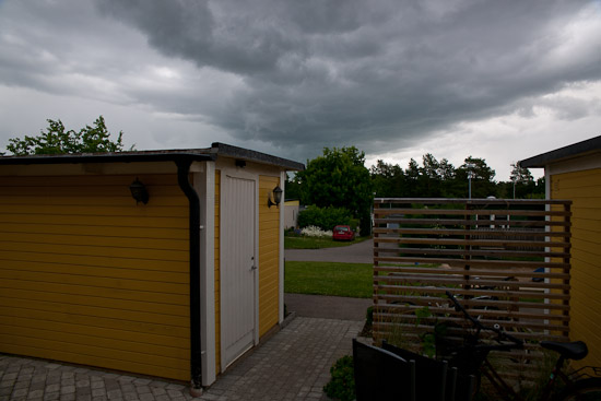 Regnoväder på ingång Regnoväder på ingång