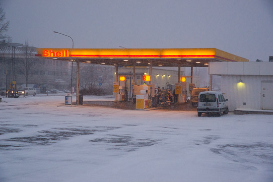 Snöfallet börjar tillta i Uppsala Snöfallet börjar tillta i Uppsala