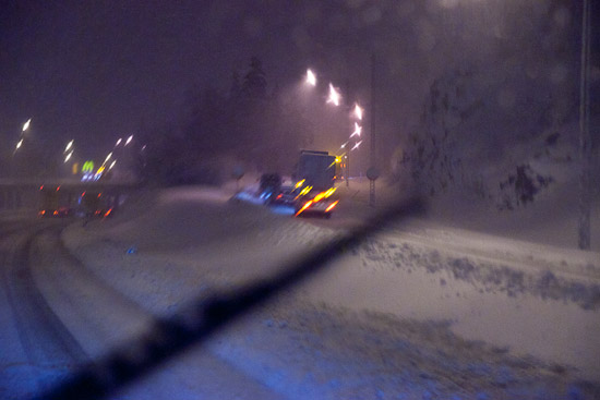 Problem i snön Problem i snön