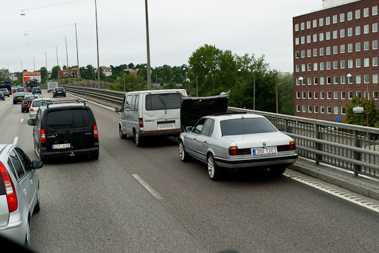 Kokande bilar på grund av trasig kylfläkt Kokande bilar på grund av trasig kylfläkt