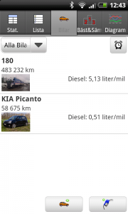 MyCars för Android håller koll på dina bilkostnader MyCars för Android håller koll på dina bilkostnader