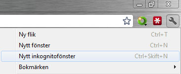 Surfa i smyg med Google Chrome Surfa i smyg med Google Chrome