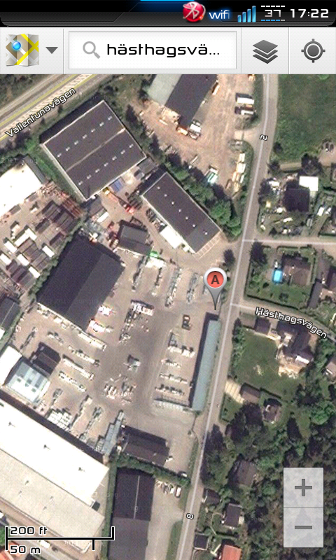 Satellitvy i Google Maps Satellitvy i Google Maps