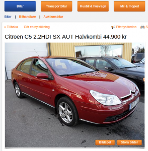 Citroen C5 2.2 HDi Citroen C5 2.2 HDi