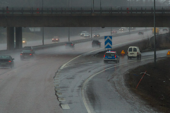 Blåljus istället för blinkers Blåljus istället för blinkers
