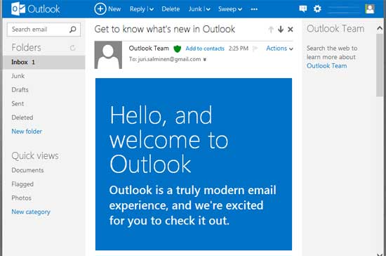 Outlook istället för Hotmail Outlook istället för Hotmail