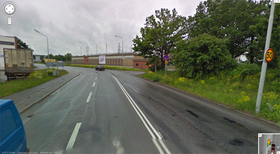Fel placering och mycket trafik gjorde att jag inte kunde svänga in med vagnen Fel placering och mycket trafik gjorde att jag inte kunde svänga in med vagnen