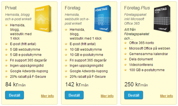 Beställ webbhotellspaket hos Loopia Beställ webbhotellspaket hos Loopia