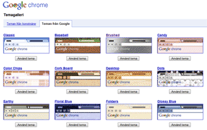 Byt tema i Google Chrome Byt tema i Google Chrome