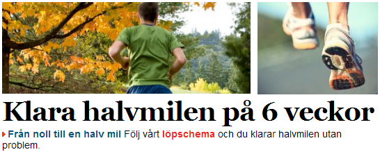 6 veckor för att springa 5 km? 6 veckor för att springa 5 km?